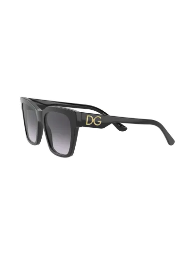 DOLCE & GABBANA napszemüveg - BLACK / GREY GRADIENT