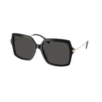 MICHAEL KORS napszemüveg - QUOGUE - BLACK/AMBER TORTOISE / DARK GREY SOLID