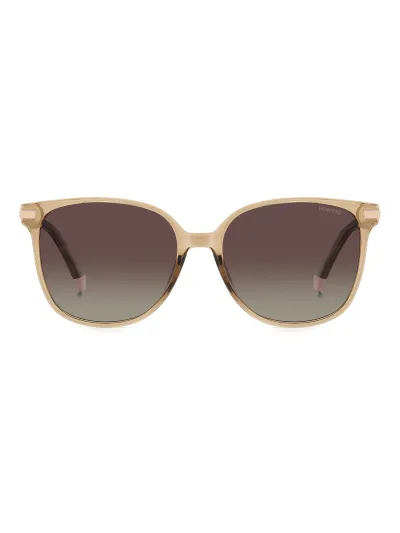 Polaroid napszemüveg - Transparent Brown / Gradient Brown Polarized