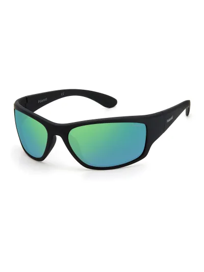 Polaroid napszemüveg - Matte Black Green / Gradient Grey Polarized