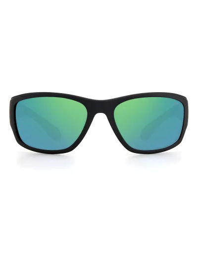 Polaroid napszemüveg - Matte Black Green / Gradient Grey Polarized