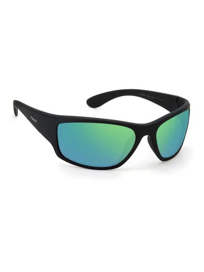 Polaroid napszemüveg - Matte Black Green / Gradient Grey Polarized