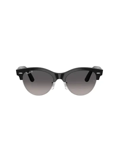 Ray-Ban napszemüveg  - CLUBMASTER WAY -  BLACK ON SILVER / GREY GRADIENT