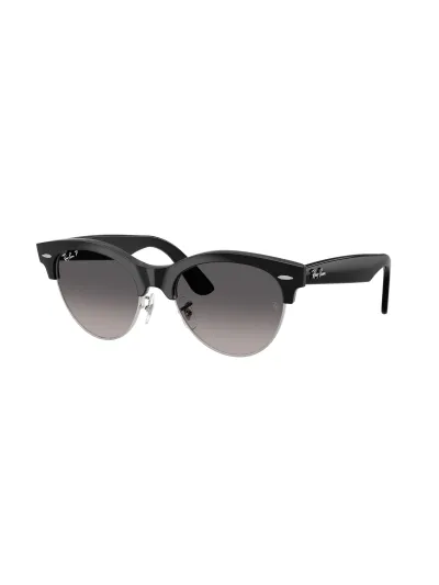 Ray-Ban napszemüveg  - CLUBMASTER WAY -  BLACK ON SILVER / GREY GRADIENT