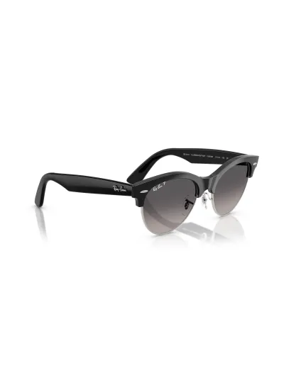 Ray-Ban napszemüveg  - CLUBMASTER WAY -  BLACK ON SILVER / GREY GRADIENT