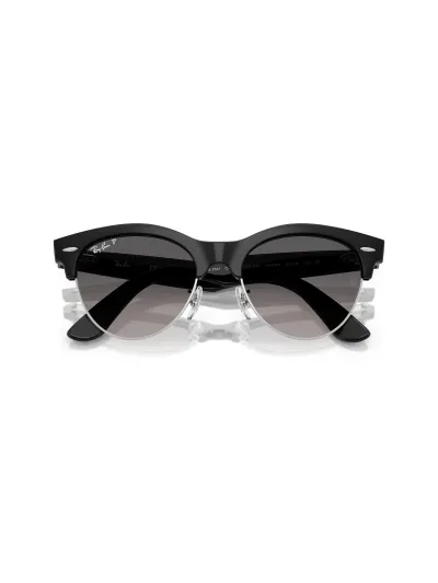 Ray-Ban napszemüveg  - CLUBMASTER WAY -  BLACK ON SILVER / GREY GRADIENT