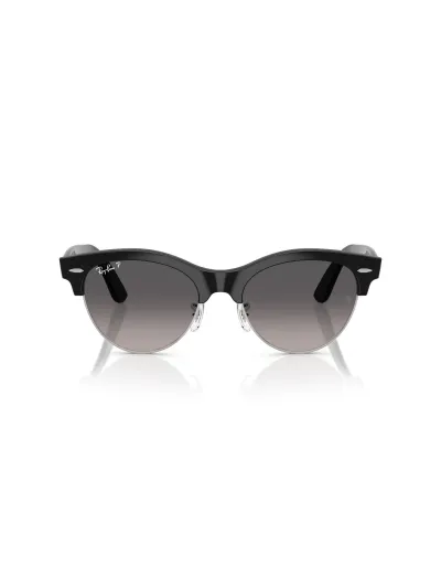 Ray-Ban napszemüveg  - CLUBMASTER WAY -  BLACK ON SILVER / GREY GRADIENT