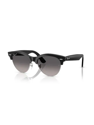 Ray-Ban napszemüveg  - CLUBMASTER WAY -  BLACK ON SILVER / GREY GRADIENT
