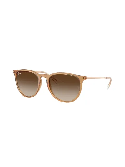 RAY-BAN napszemüveg - ERIKA - RUBBER BEIGE / GRADIENT BROWN