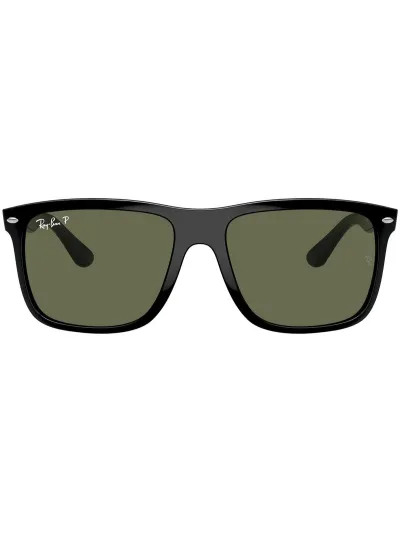 Ray-Ban napszemüveg - Boyfriend Two - Black / Green Polarized