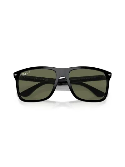 Ray-Ban napszemüveg - Boyfriend Two - Black / Green Polarized