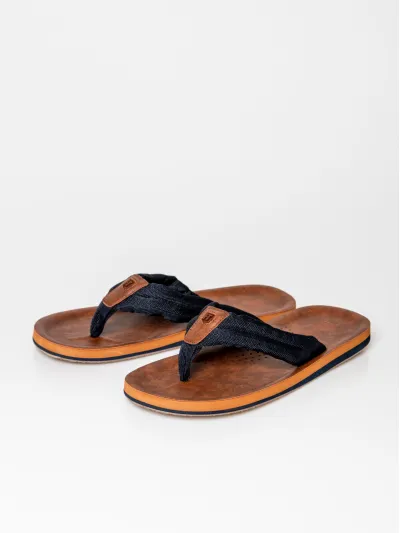 Heavy Tools - ULEG25 / BROWN - Férfi papucs