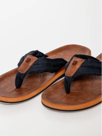 Heavy Tools - ULEG25 / BROWN - Férfi papucs