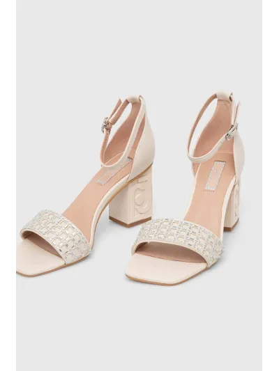 Liu Jo - Violet - Bőr Magassarkú Női szandál