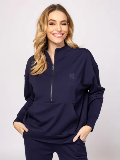 Heavy Tools - TAYRA / NAVY - Női melegítő pulóver