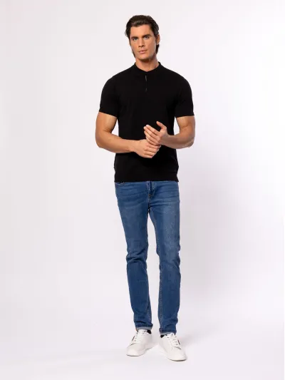 Heavy Tools - DETROIT / BLACK - Galléros Férfi póló