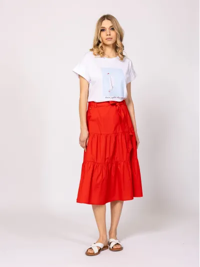 Heavy Tools - NIKLA / RED - Női szoknya