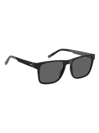 Tommy Hilfiger napszemüveg - Polo Pique Leisure Black Grey / Grey Polarized