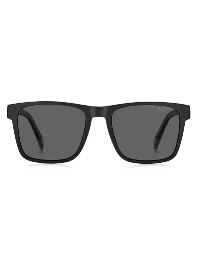 Tommy Hilfiger napszemüveg - Polo Pique Leisure Black Grey / Grey Polarized