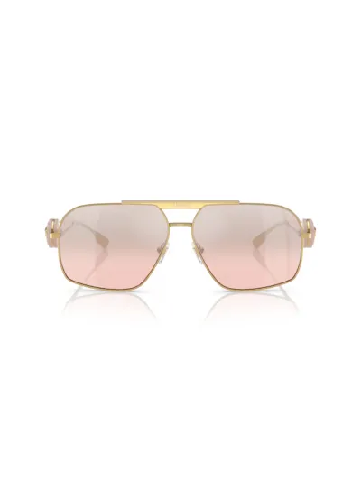 Versace napszemüveg - Gold / Light Pink Mir Gradient Silver