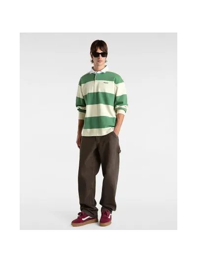 Vans - Ward Stripe Rugby Knit - Galléros Férfi póló
