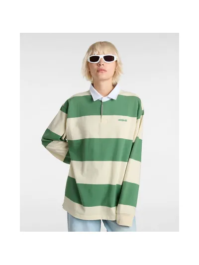 Vans - Ward Stripe Rugby Knit - Galléros Férfi póló