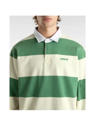Vans - Ward Stripe Rugby Knit - Galléros Férfi póló