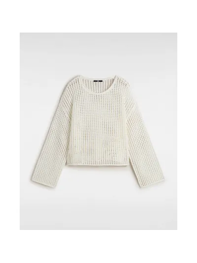Vans - Mila Open Knit Crop Crew - Elegáns Női pulóver