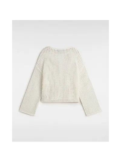 Vans - Mila Open Knit Crop Crew - Elegáns Női pulóver