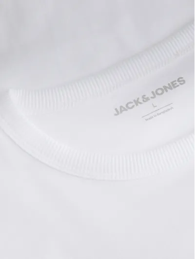 Jack & Jones - COLLEGE / White - Férfi póló