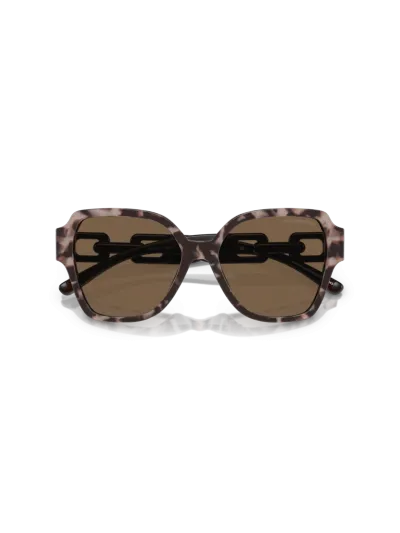 Emporio Armani napszemüveg - Shiny Pink Havana / Dark Brown