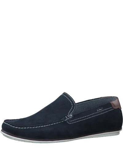 s.Oliver - Bőr Slip-On férfi utcai cipő