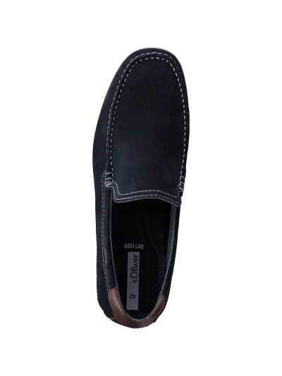 s.Oliver - Bőr Slip-On férfi utcai cipő