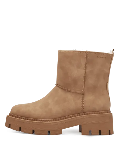 Tamaris - Bélelt Női bokacsizma