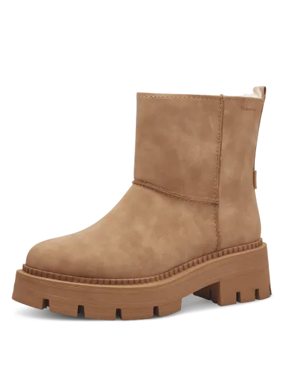 Tamaris - Bélelt Női bokacsizma