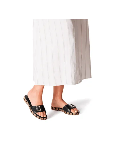 Tamaris - Bőr Női Papucs