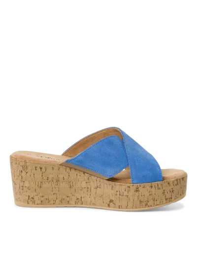 s.Oliver - Platformos Bőr Női Papucs