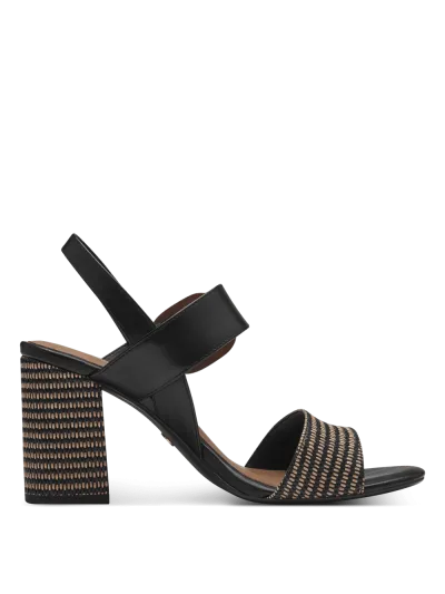 Tamaris - Magassarkú bőr Női Szandál