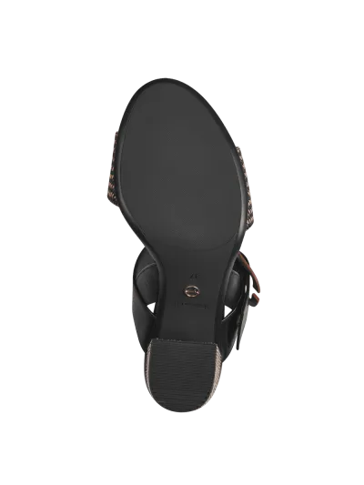 Tamaris - Magassarkú bőr Női Szandál