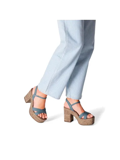 Tamaris - Magassarkú Platformos Női szandál