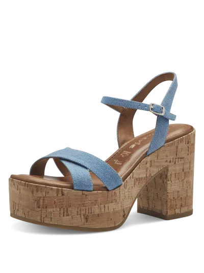 Tamaris - Magassarkú Platformos Női szandál