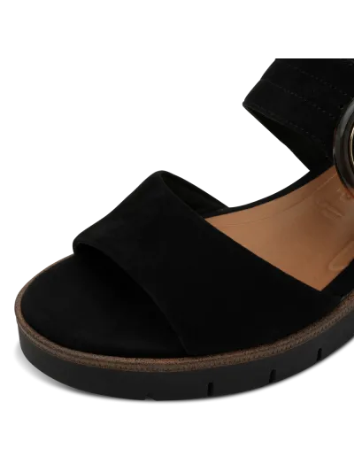 Tamaris - Magassarkú Bőr Női Szandál