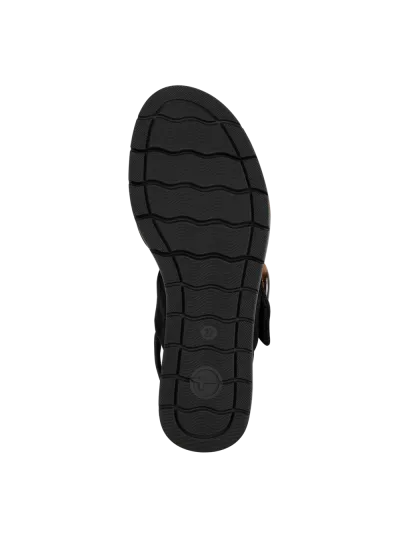 Tamaris - Magassarkú Bőr Női Szandál