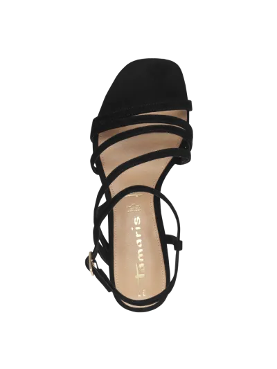 Tamaris - Magassarkú Bőr Női Szandál