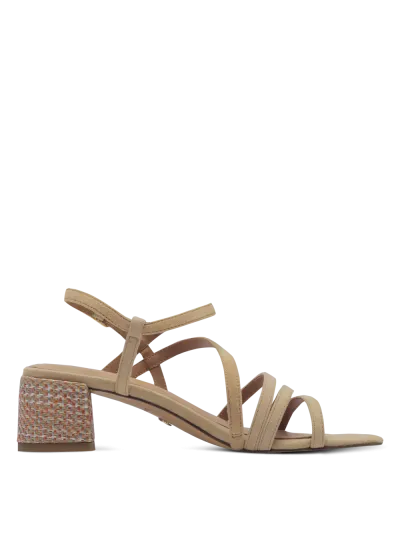 Tamaris - Magassarkú Bőr Női Szandál