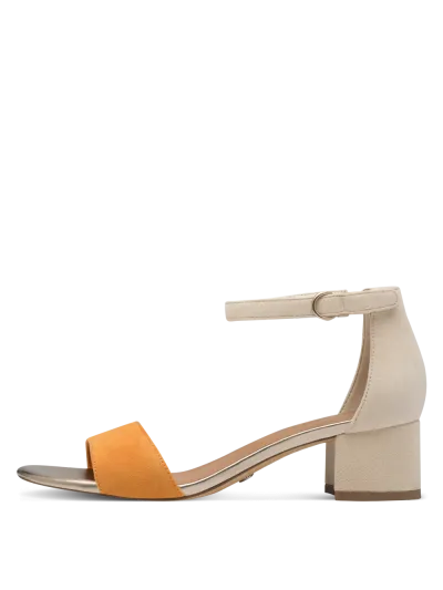 Tamaris - Magassarkú Bőr Női Szandál