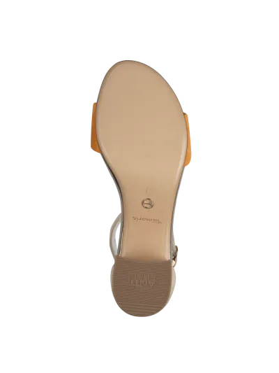 Tamaris - Magassarkú Bőr Női Szandál