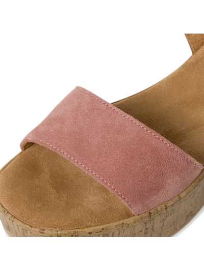 s.Oliver - Platformos Magassarkú Bőr Női Szandál