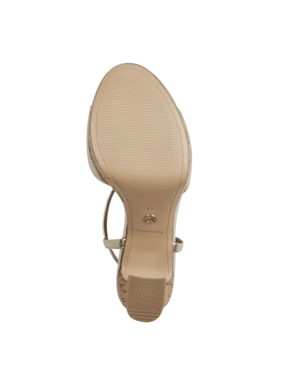 Tamaris - Bőr Magassarkú Női szandál