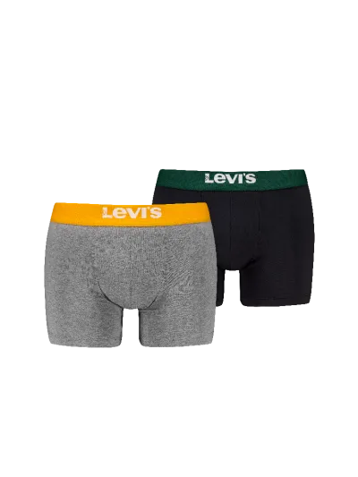 Levi's  - Men Solid Basic / Boxer Brief - Férfi boxeralsó szett - 2 db